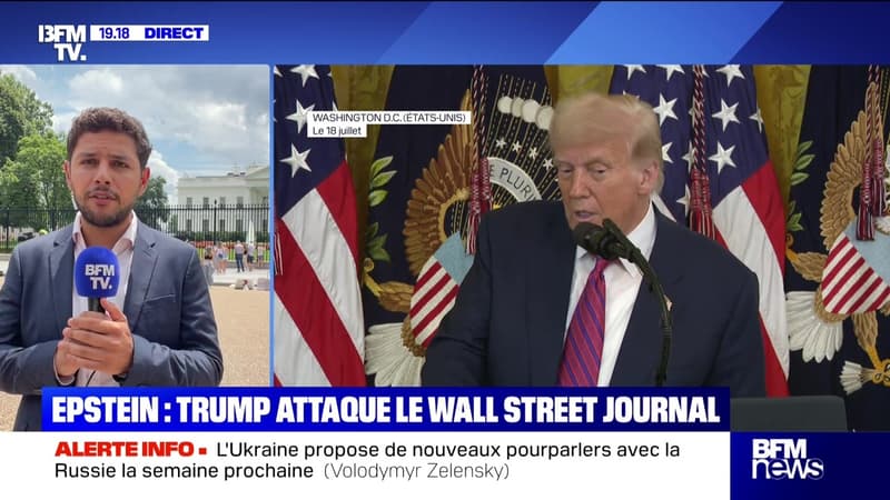 Epstein : Trump attaque le Wall Street Journal - 19/07