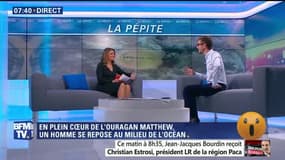 En plein coeur de l'ouragan Matthew, un homme se repose au milieu de l'océan - 10/10