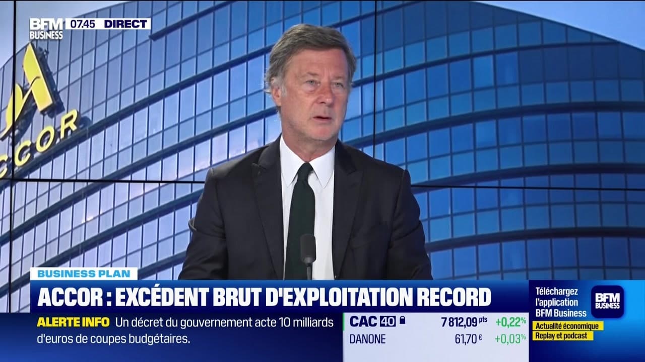 Sébastien Bazin (Accor) : Accor, excédent brut d'exploitation record ...