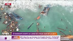 59 migrants morts au large de l'Italie: que dit la loi? 