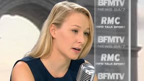 Marion Maréchal-Le Pen jeudi matin sur BFMTV et RMC.