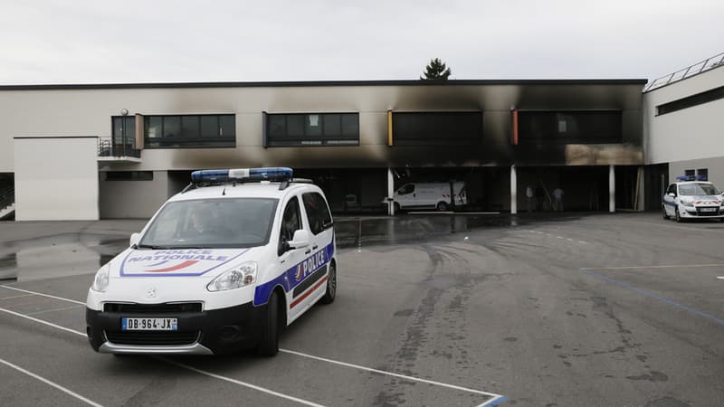 Une école incendiée à Corbeil-Essonnes le 20 octobre dernier.