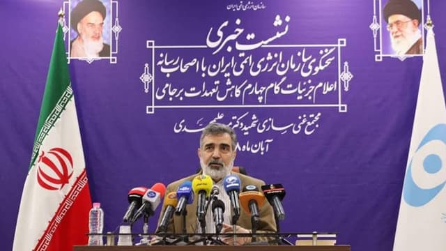 Le porte-parole de l'Organisation iranienne de l'énergie atomique (OIEA), Behrouz Kamalvandi