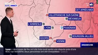 Météo Rhône: un mardi très nuageux, jusqu'à 19°C à Lyon