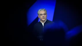 Luca de Meo, alors directeur général de Renault, photographié ici le 28 mai 2025 à Dieppe lors de la présentation de l'A390. Il va rejoindre Kering. 