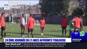 Ligue 1: Nice se prépare à affronter Toulouse ce dimanche