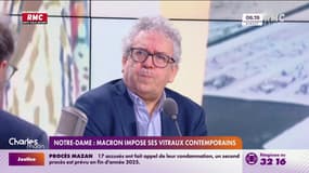 Vitraux de Notre-Dame: "Tout ce que veut enlever Emmanuel Macron est classé monument historique"