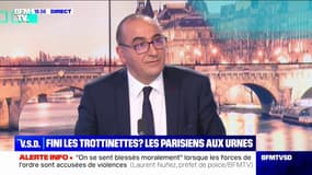 Vote sur le maintien ou non des trottinettes en libre-service à Paris: "Les accidents liés aux trottinettes ont vraiment augmenté", affirme Laurent Nuñez