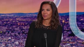 L'animatrice Karine Le Marchand le 27 février 2025 sur BFMTV.