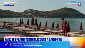 On a RDV à la plage des Lecques à Saint-Cyr-sur-Mer, en plein rush pour le petit-déjeuner