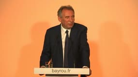 François Bayrou lors de sa conférence de presse. 