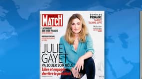 Bruno Jeudy évoque sur BFMTV, mercredi 7 septembre 2016, la couverture de "Paris-Match" sur Julie Gayet. 