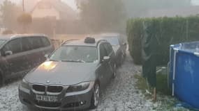 De gros grêlons tombent du ciel près de Belfort - Témoins BFMTV
