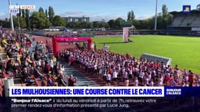 Les Mulhousiennes: des milliers de participantes pour la course contre le cancer