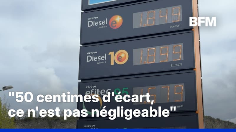ROBIN DE BFM - Carburant moins cher: ils vont faire le plein en Espagne