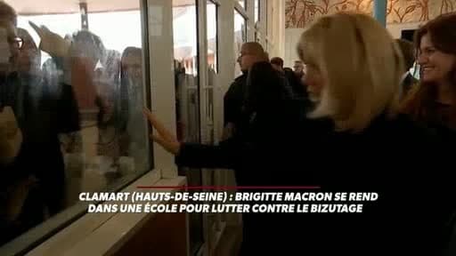 Brigitte Macron provoque une petite émeute dans une école