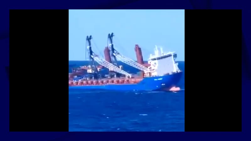 Mer Méditerranée: naufrage d'un cargo russe, deux marins portés disparus