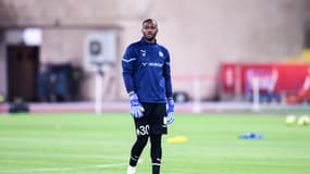 Steve Mandanda avant le match de l'OM contre Monaco, le 11 septembre