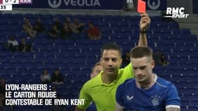 Lyon-Rangers : Le carton rouge contestable de Kent pour les Ecossais