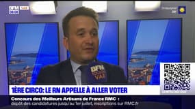 Var: le candidat RN dans la 1re circonscription appelle à aller voter