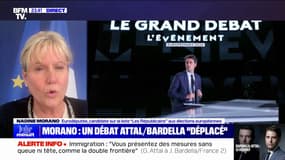 Élections européennes: "Il y a une volonté massive d'infliger une claque électorale à Emmanuel Macron", pour Nadine Morano (LR)
