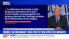 Un père refuse qu'un homme enseigne à sa fille à Rennes: "C'est totalement inadmissible", affirme Roger Chudeau (député RN)