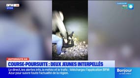 Course-poursuite sur l'A8 : deux jeune interpellés