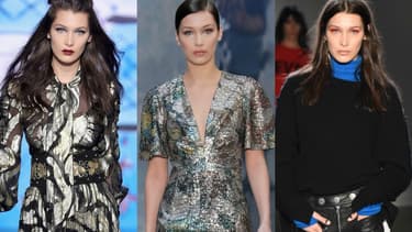 Bella Hadia, star de la Fashion Week à New York, en 2017