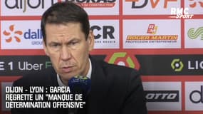 Dijon - Lyon: Garcia regrette un "manque de détermination offensive"