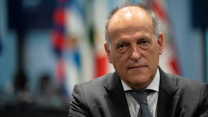 Mercato: la phrase ironique de Tebas sur l'arrivée potentielle de Mbappé et Haaland en Liga