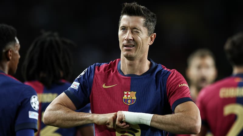 Barça: un de la tête et deux du pied droit... triplé contre Alaves pour un Lewandowski en feu