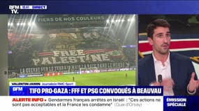 Story 5 : PSG, une banderole en soutien à la Palestine - 07/11 