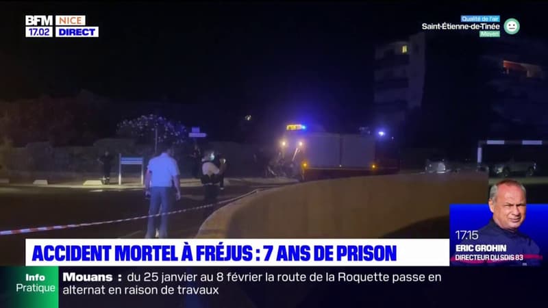 Fréjus: la conductrice qui avait fauché une famille condamnée à 7 ans de prison