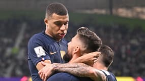 Kylian Mbappé et Olivier Giroud