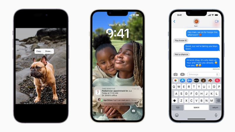 iOS 16 et ses nouveautés