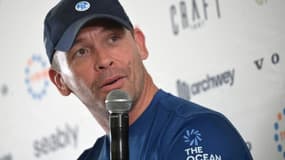 Kevin Escoffier à Alicante, le 13 janvier 2023, avant l'Ocean Race 2023