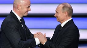 Gianni Infantino - Vladimir Poutine