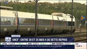 Dette de la SNCF: l'État reprendra "entre 30 et 35 milliards d'euros"