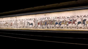 Le prêt de la Tapisserie de Bayeux à Londres n'est pas désintéressé, prévenait la presse britannique mercredi.
