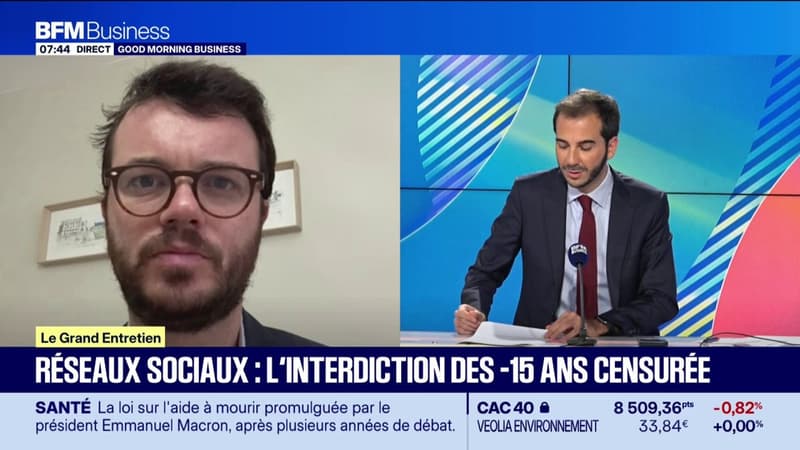 Réseaux sociaux : l'interdiction des -15 ans censurée