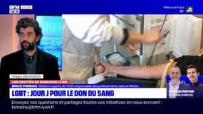 Don du sang ouvert aux homosexuels: Brice Poreau, médecin à l'ESF, parle d'une "avancée sociétale majeure"