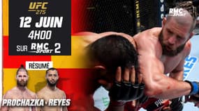 UFC : Le KO monstrueux de Prochazka sur Reyes d'un coup de coude retourné