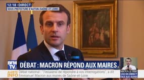 Taxe d'habitation: Emmanuel Macron estime qu'il est "juste socialement" de la supprimer