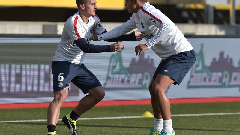 Marco Verratti et Thiago Silva
