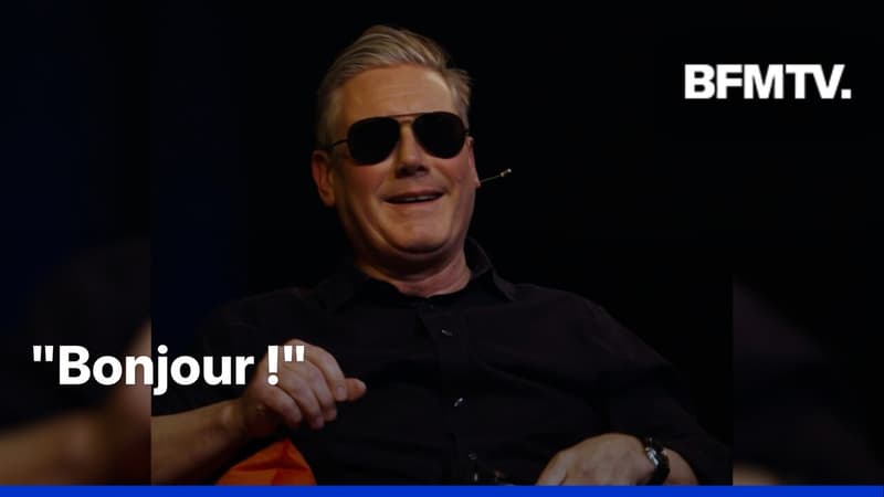 Dans une vidéo, le Premier ministre britannique imite Emmanuel Macron avec des lunettes d'aviateur