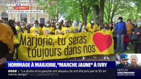 Hommage à Marjorie: la "marche jaune" s'élance dans les rues d'Ivry-sur-Seine