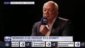 Scènes sur Seine : L'interview d'Éric-Emmanuel Schmitt, adaptateur de la pièce "Mémoires d'un tricheur" de Sacha Guitry