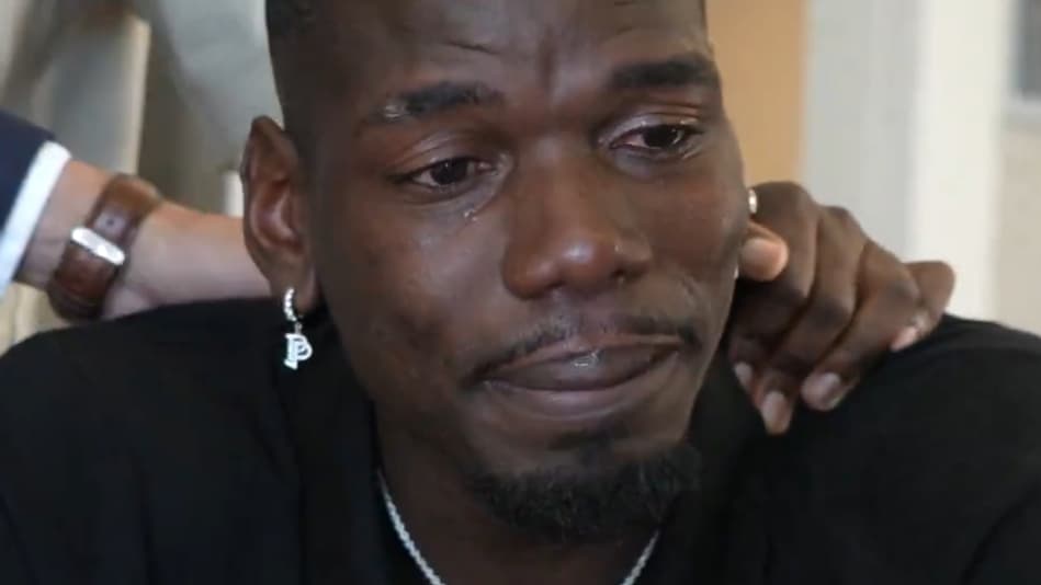 Les larmes de Paul Pogba en signant son contrat à l'AS Monaco, juin 2025