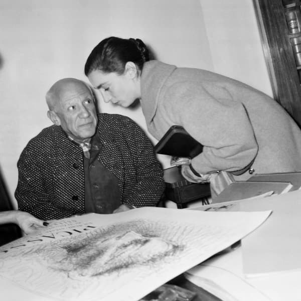 Pablo Picasso et sa femme, Jacqueline Roque 