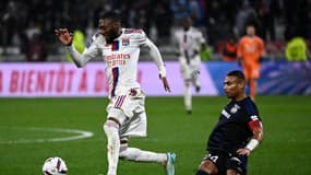 Karl Toko Ekambi face à Strasbourg, le 14 janvier 2023.